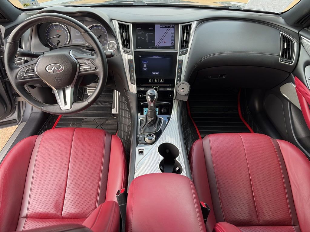 Used 2018 INFINITI Q60 Red Sport 400 w/ Sensory Package 3.0T Sport image 9
