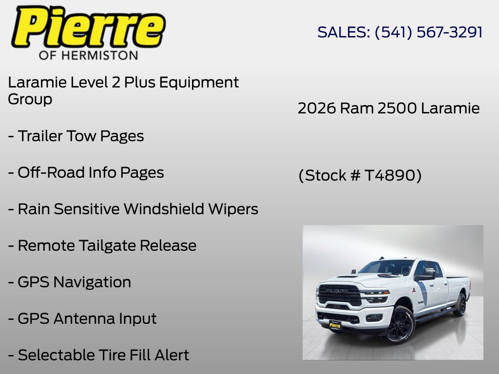 New 2026 RAM 2500 Laramie AWD/4WD image 12