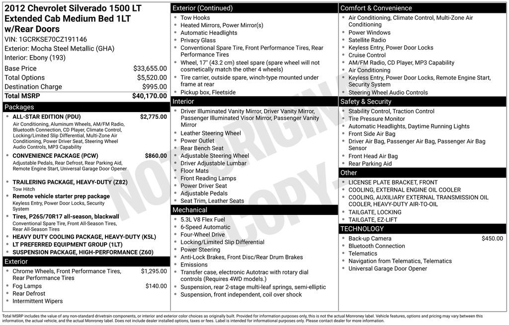 Used 2012 Chevrolet Silverado 1500 LT w/ All-Star Edition image 2