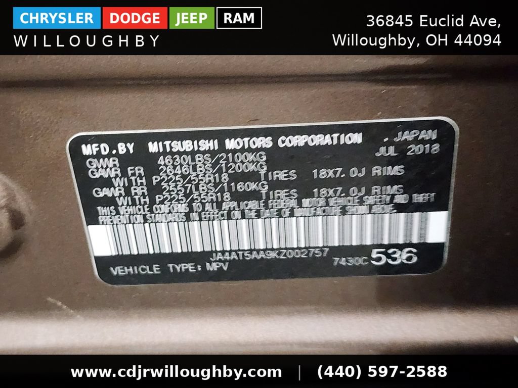 Used 2019 Mitsubishi Eclipse Cross SEL AWD/4WD image 45