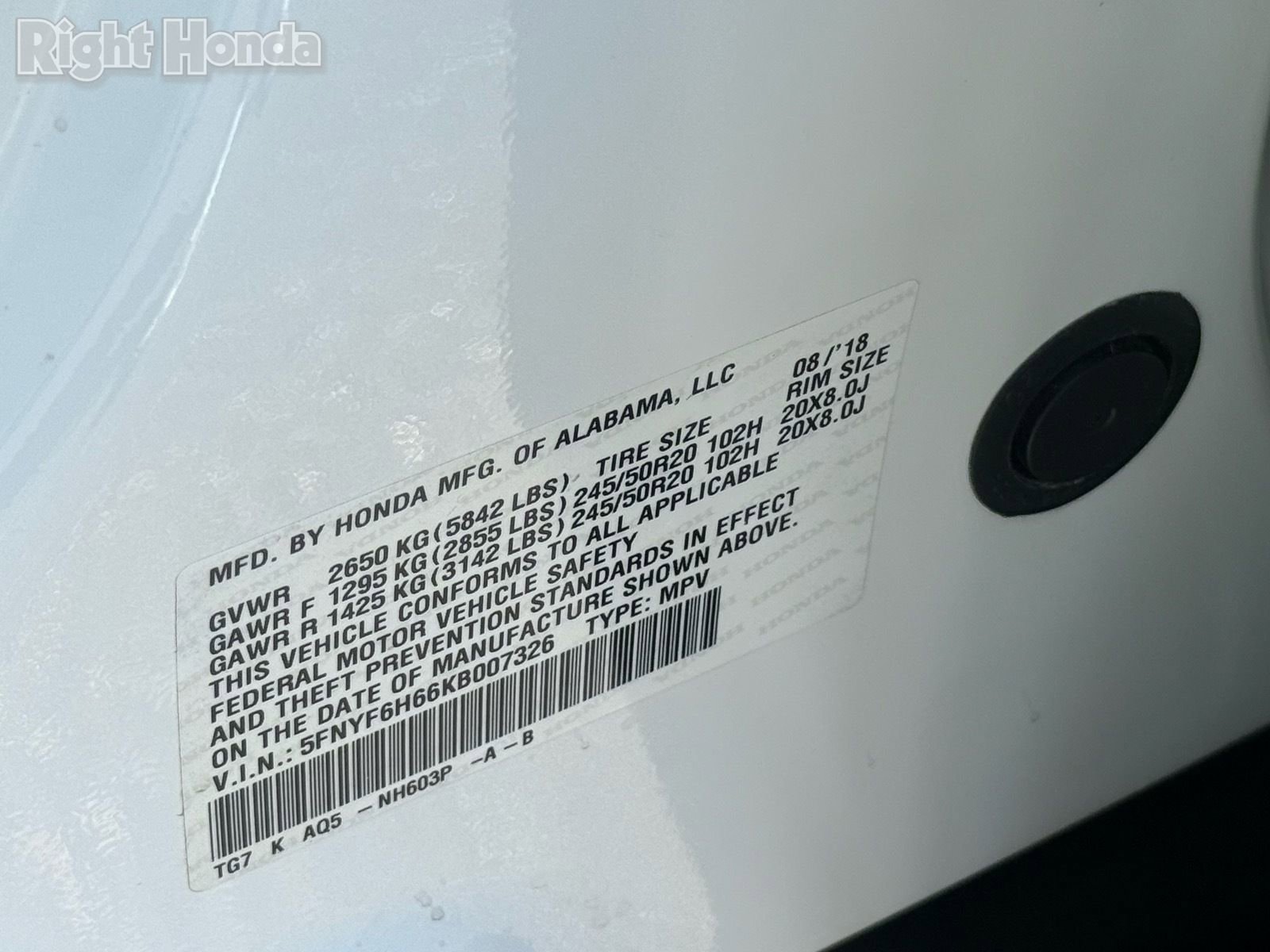 Used 2019 Honda Pilot Touring image 35