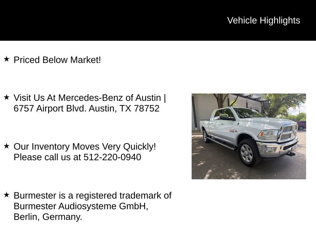 Used 2014 RAM 2500 Laramie image 6