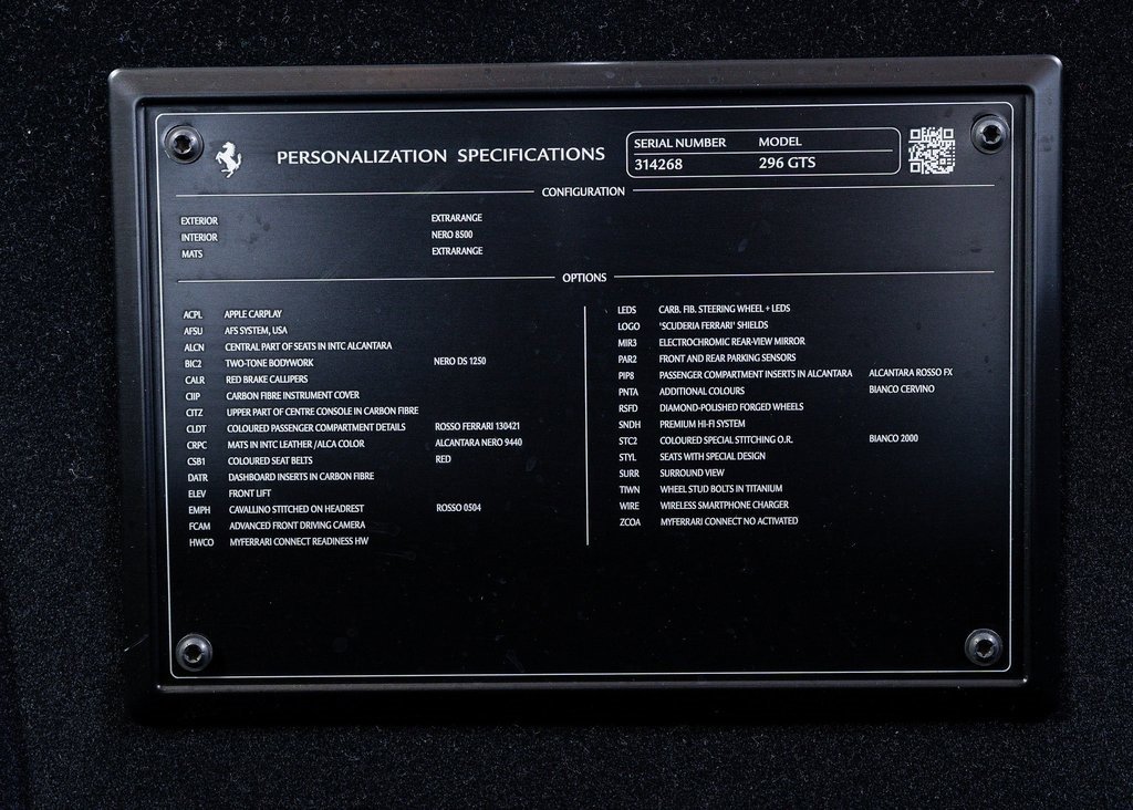 Certified 2025 Ferrari 296 GTS image 29