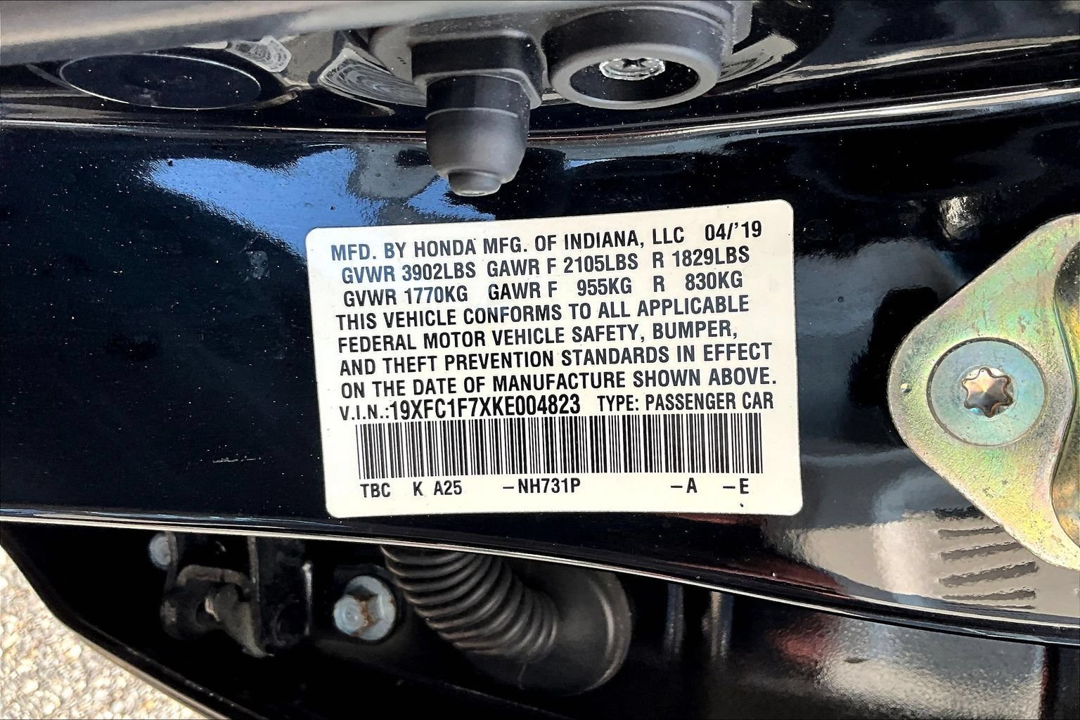 Used 2019 Honda Civic EX-L image 18