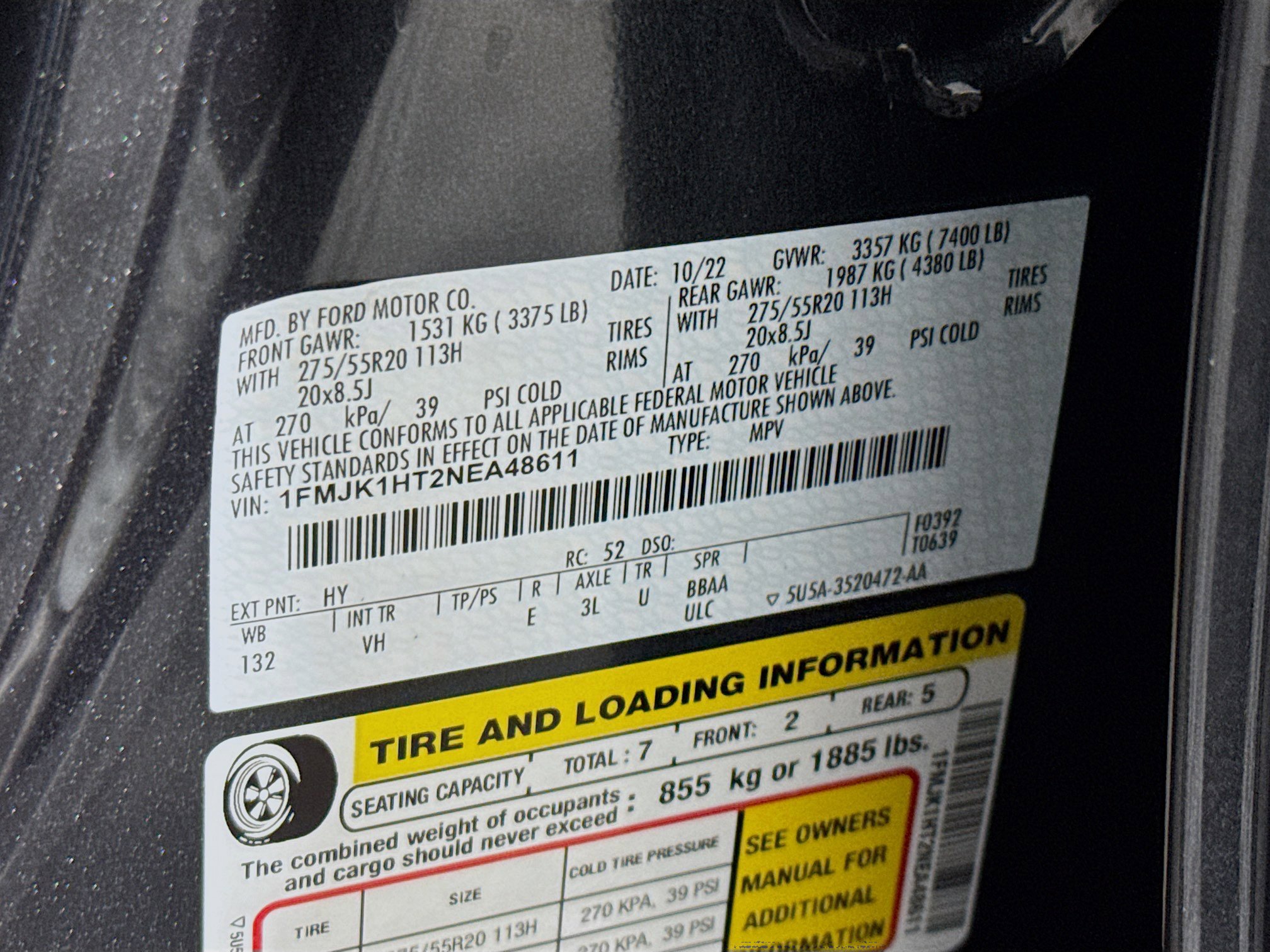 Used 2022 Ford Expedition Max XLT image 39