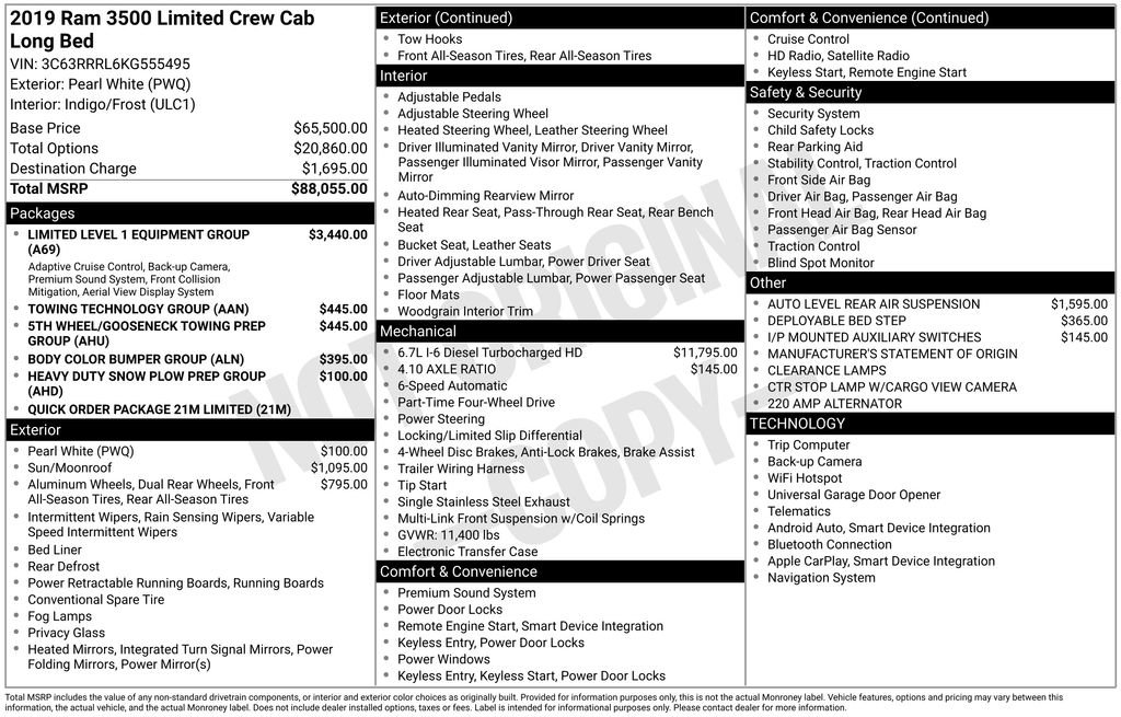 Used 2019 RAM 3500 Limited image 7