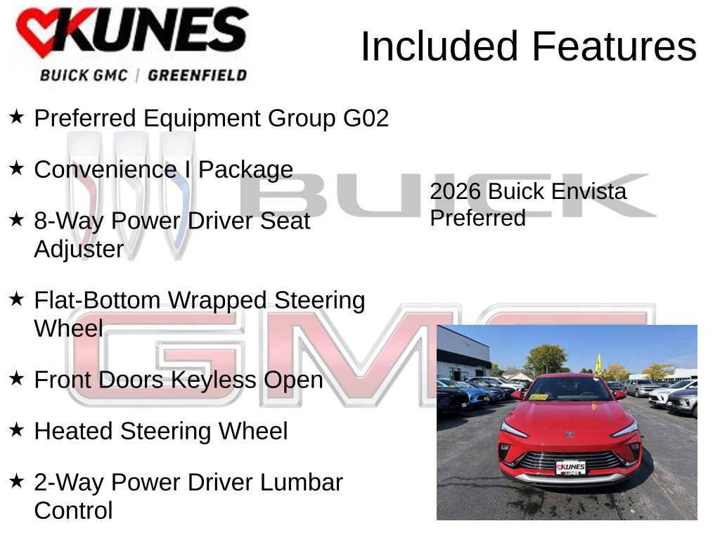 New 2026 Buick Envista Preferred w/ Convenience I Package image 3