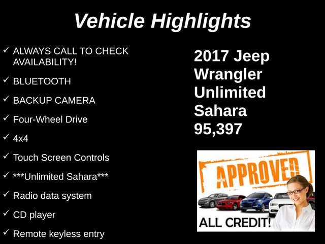 Used 2017 Jeep Wrangler Unlimited Sahara w/ Max Tow Package AWD/4WD image 9