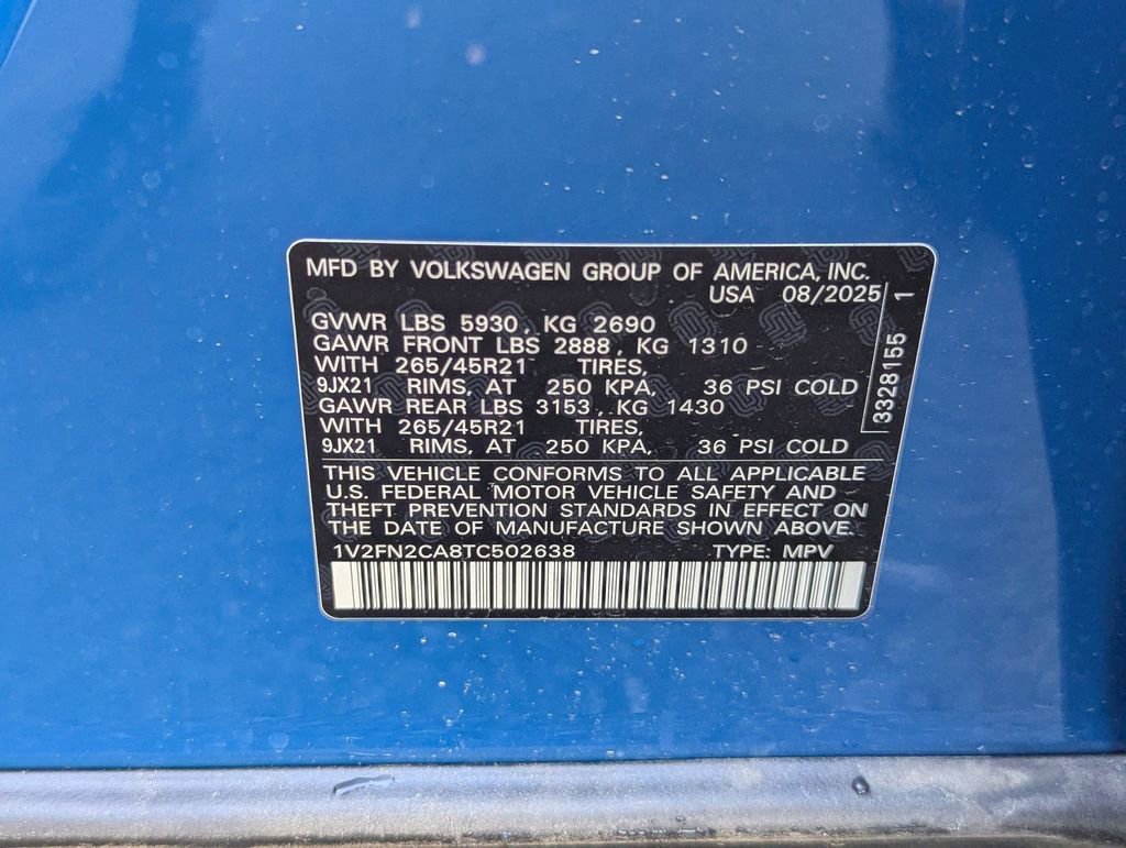 New 2026 Volkswagen Atlas SEL Premium R-Line image 25