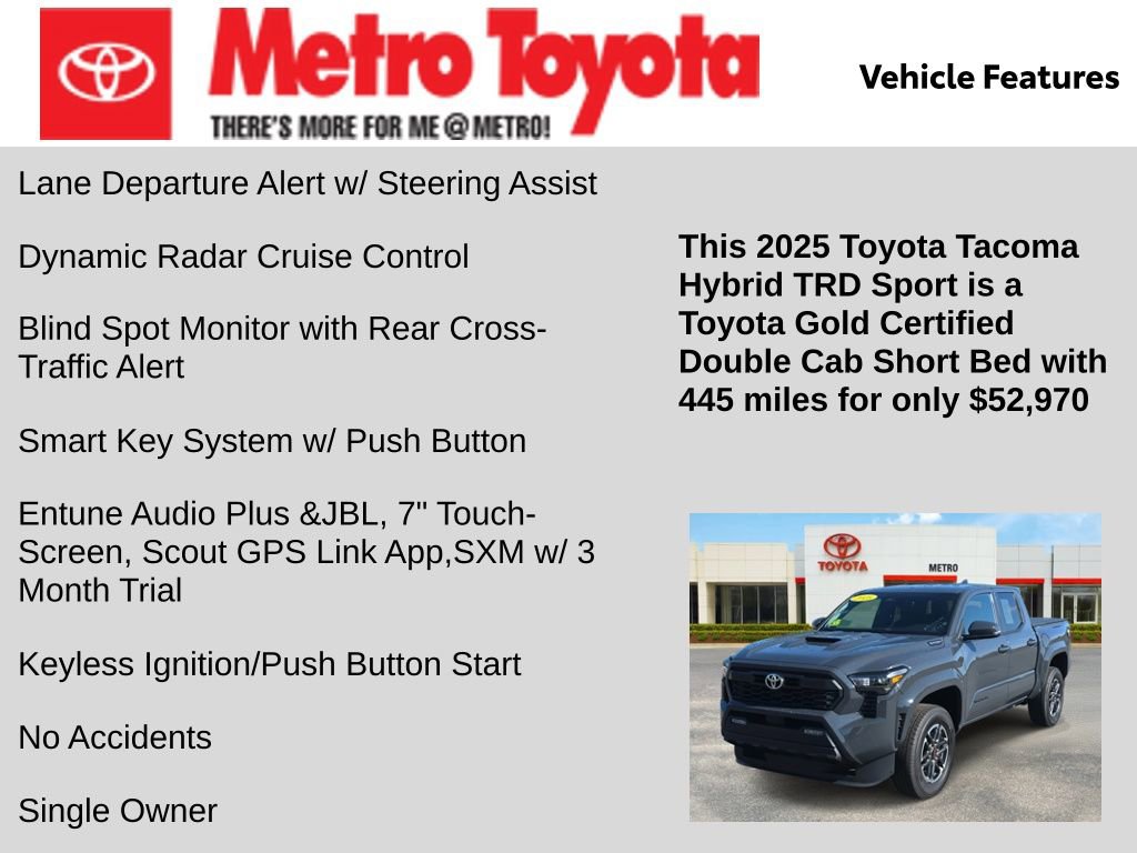 Certified 2025 Toyota Tacoma TRD Sport image 11