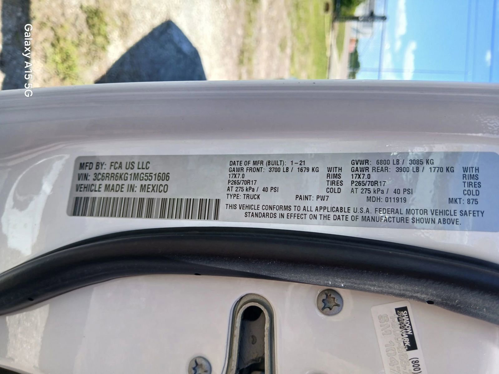 Used 2021 RAM 1500 Tradesman w/ Chrome Plus Package RWD image 10