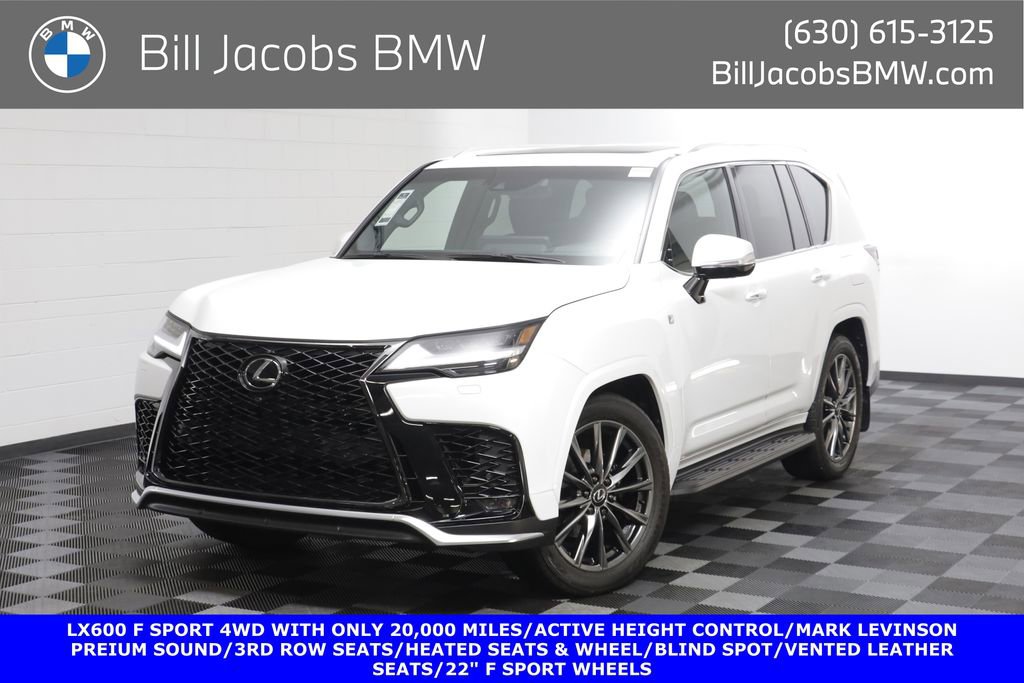 Used 2024 Lexus LX 600 F Sport AWD/4WD image 1