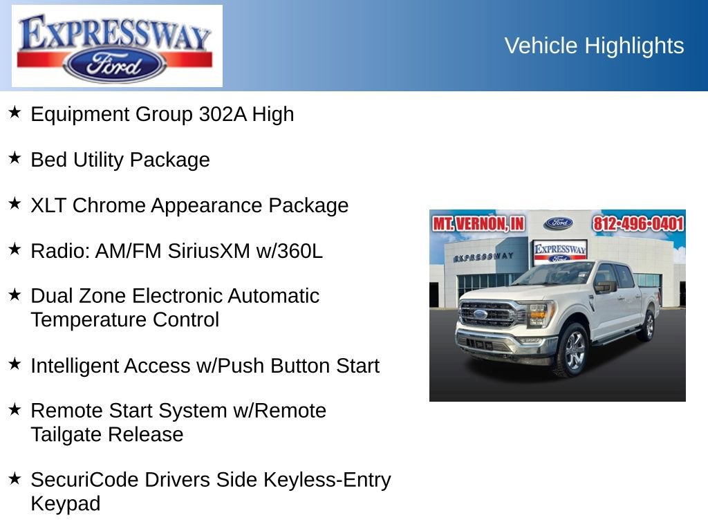 Used 2022 Ford F150 XLT w/ Equipment Group 302A High image 2