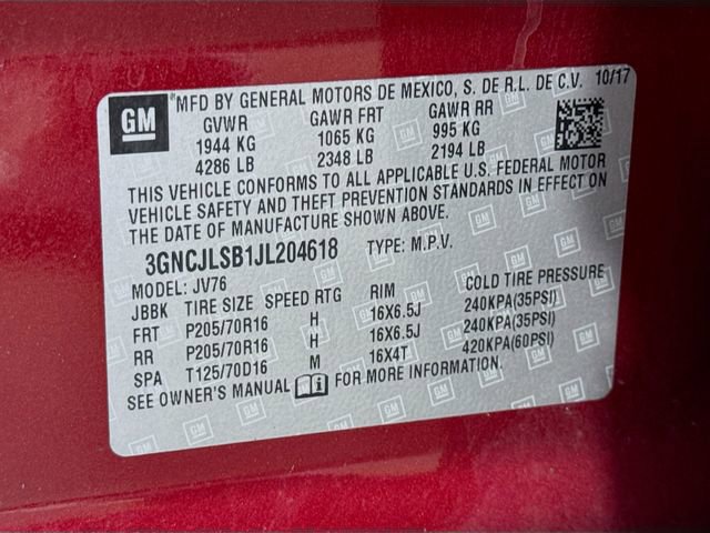 Used 2018 Chevrolet Trax LT w/ Driver Confidence Package image 29