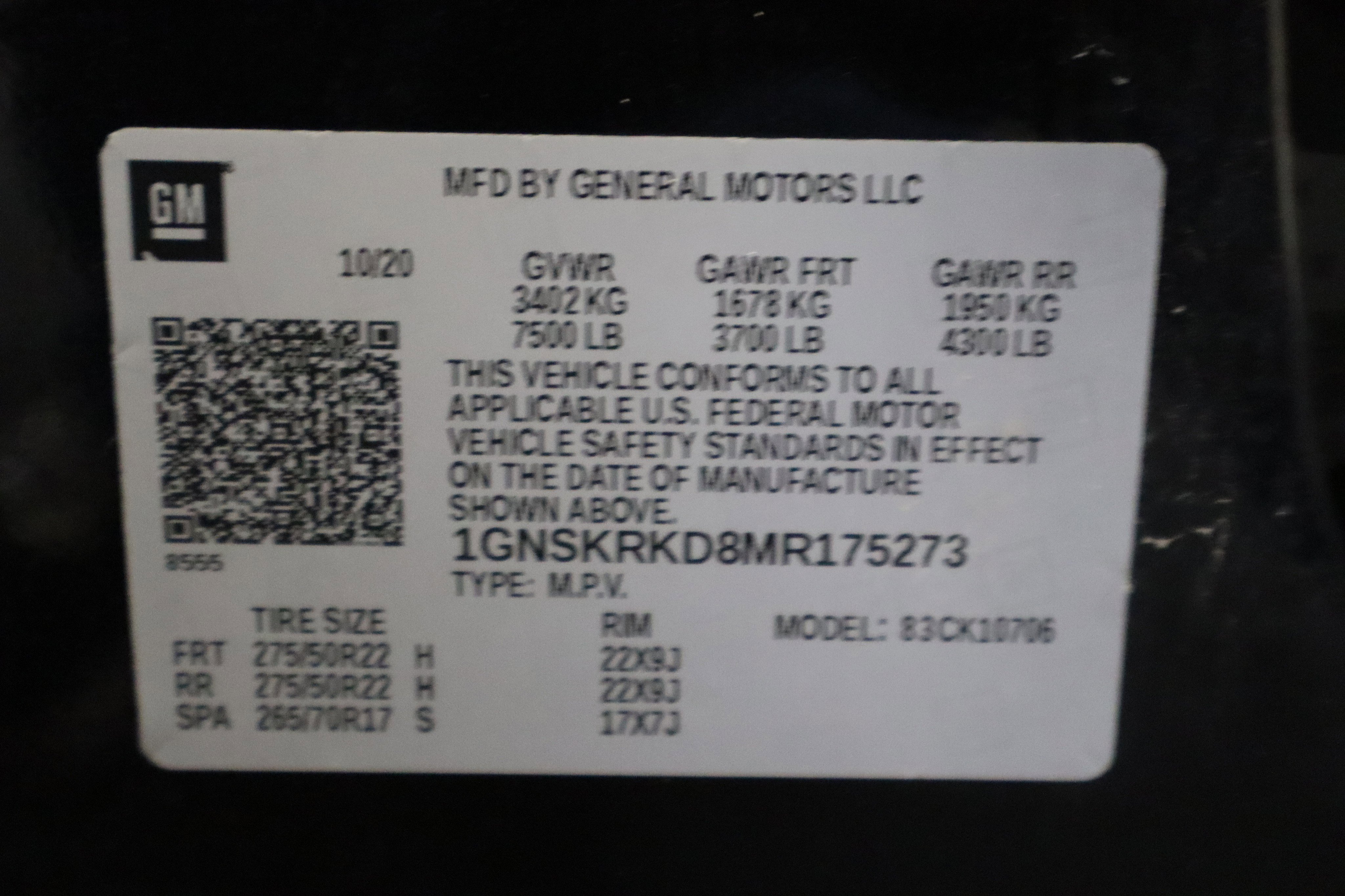 Used 2021 Chevrolet Tahoe RST w/ Luxury Package image 33