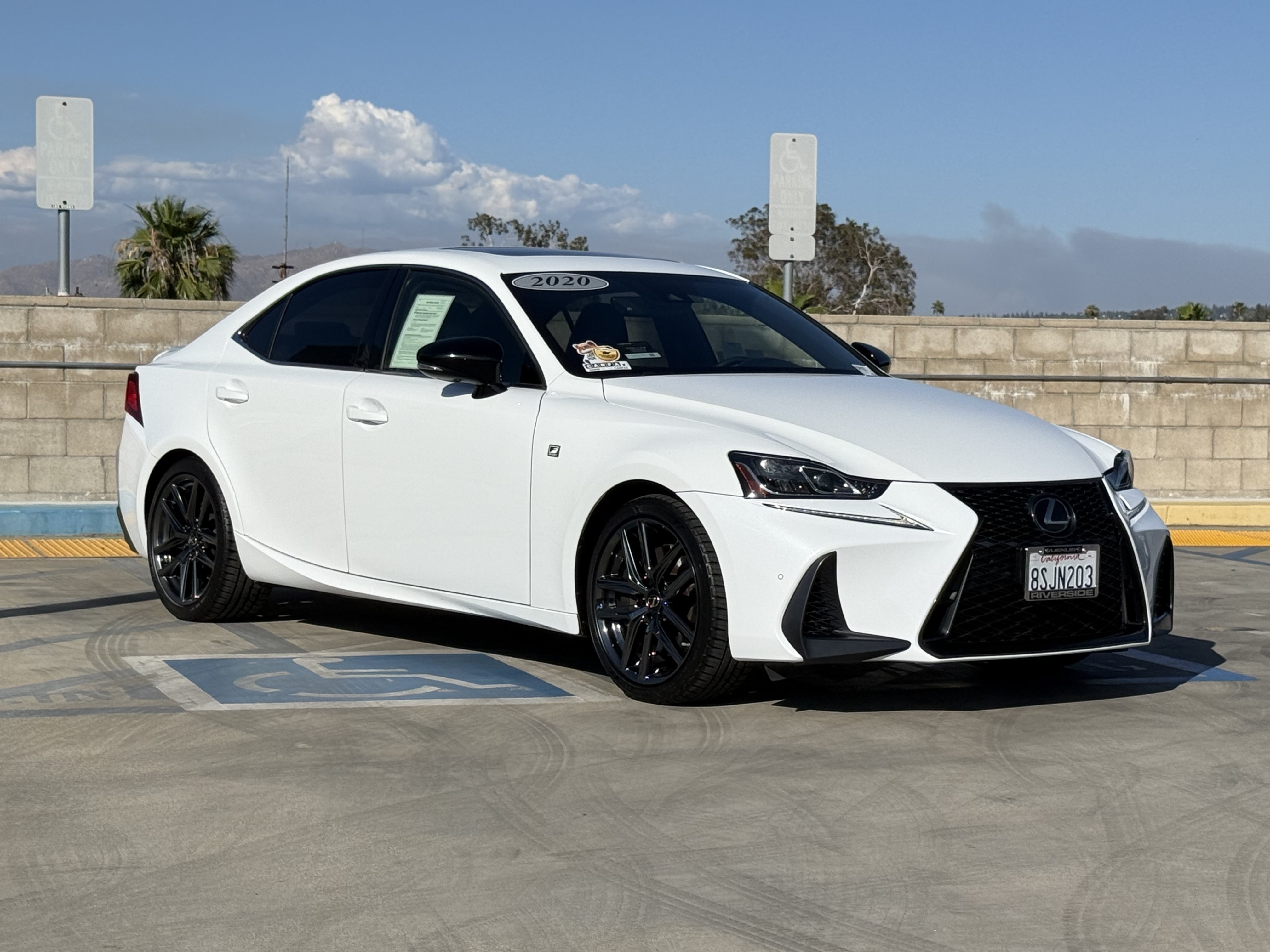 Certified 2020 Lexus IS 300 F Sport w/ Blackline Edition RWD image 2