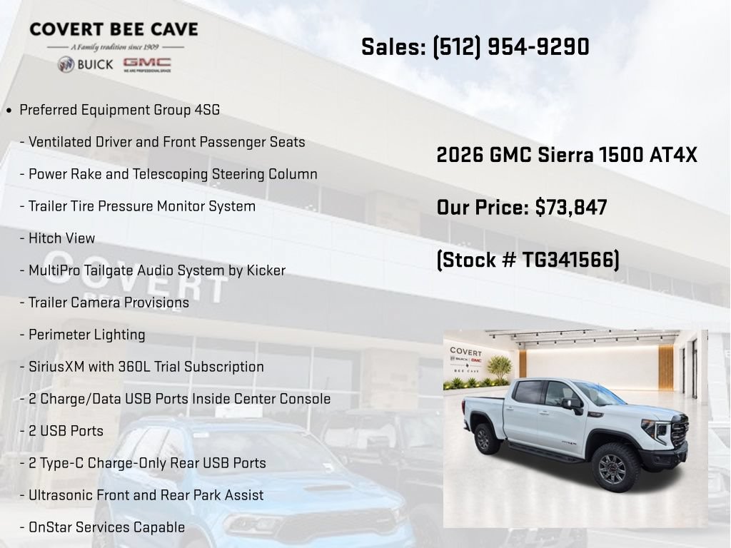 New 2026 GMC Sierra 1500 AT4X AWD/4WD image 19