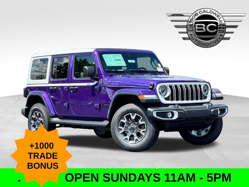 New 2026 Jeep Wrangler Unlimited Sahara w/ Whitecap Package