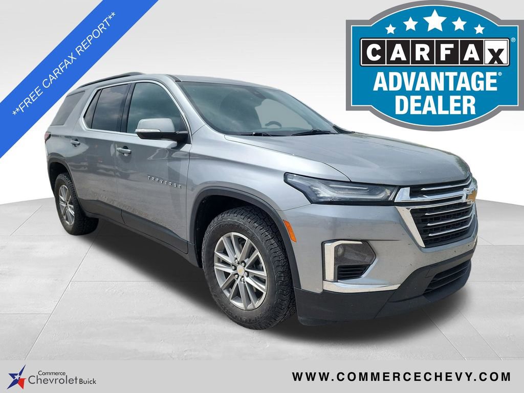 Certified 2023 Chevrolet Traverse LT w/ LPO, Floor Liner Package AWD/4WD 360° Tour