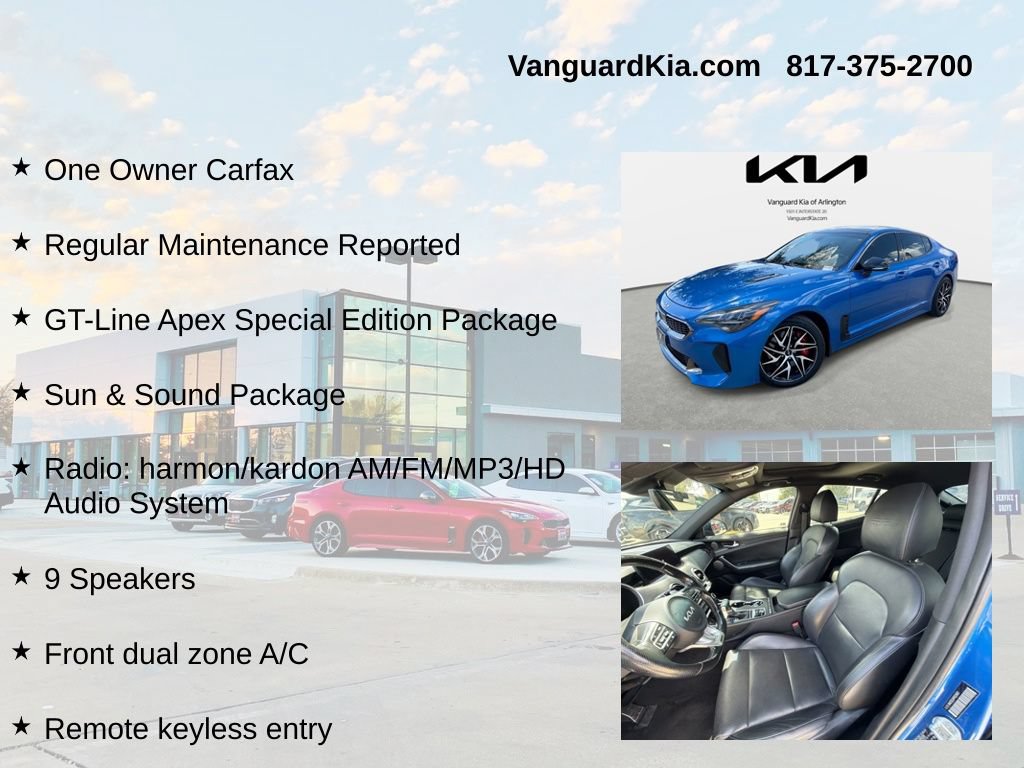 Used 2023 Kia Stinger GT-Line w/ Sun & Sound Package AWD/4WD image 6