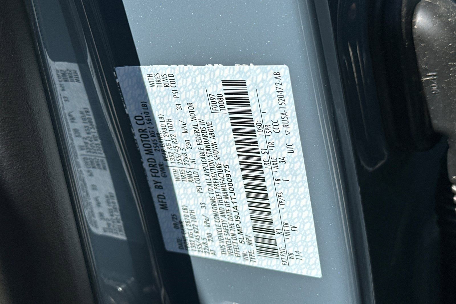 New 2026 Lincoln Nautilus Black Label w/ Jet Appearance Package image 28