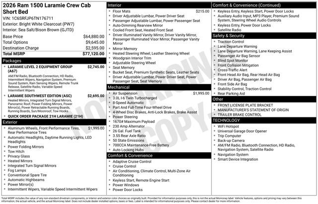 New 2026 RAM 1500 Laramie image 45