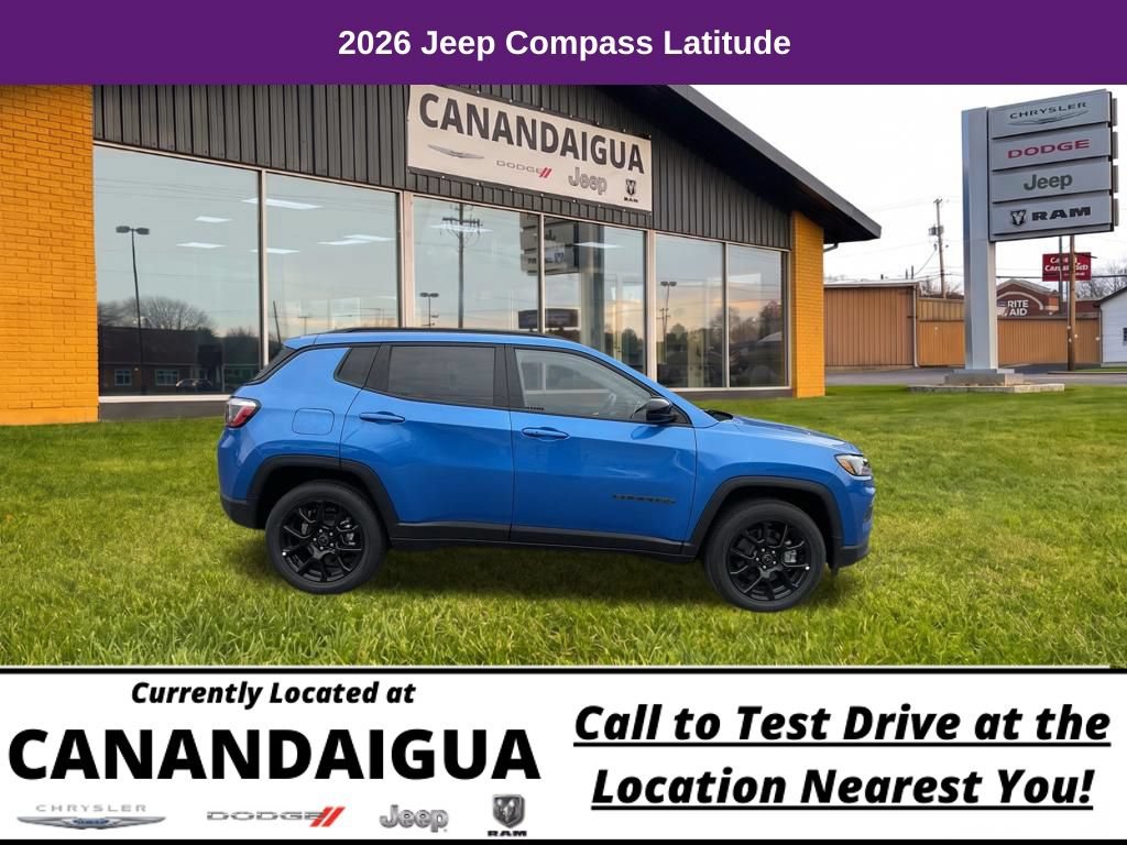 New 2026 Jeep Compass Latitude w/ Quick Order Package 29K AWD/4WD image 5