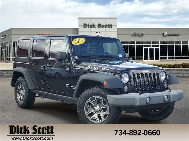 Used 2015 Jeep Wrangler Unlimited Rubicon w/ Connectivity Group image 1