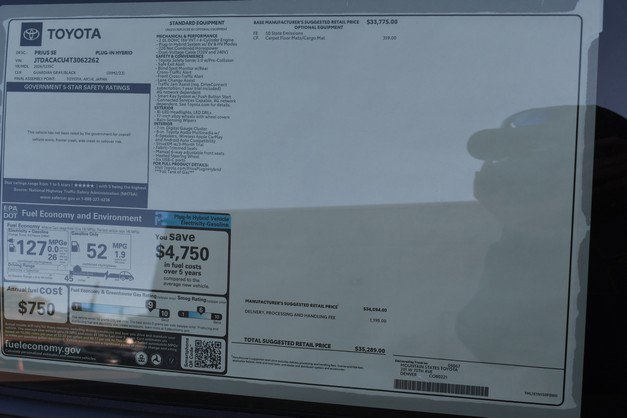 New 2026 Toyota Prius Plug-In Hybrid FWD image 14