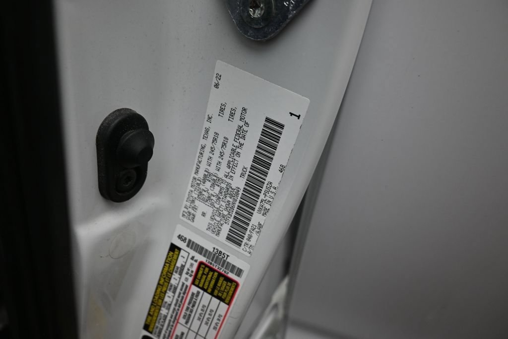 Used 2022 Toyota Tundra SR w/ SR Tow Package AWD/4WD image 7