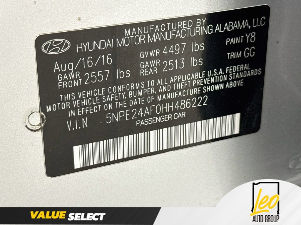 Used 2017 Hyundai Sonata SE FWD image 30