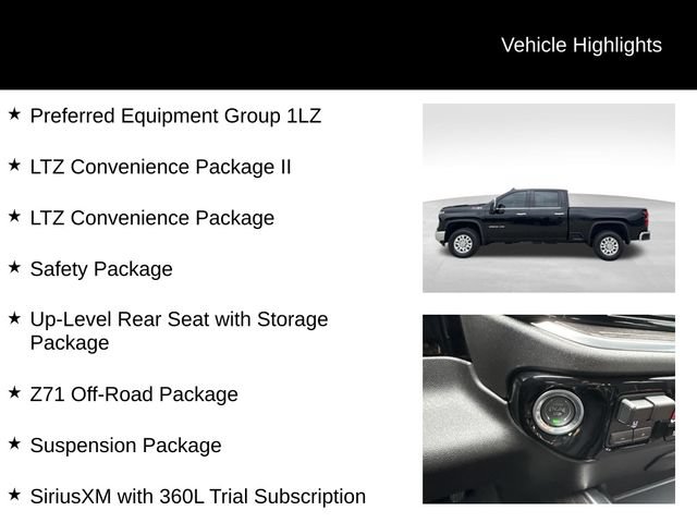 Used 2025 Chevrolet Silverado 2500 LTZ w/ LTZ Convenience Package AWD/4WD image 3