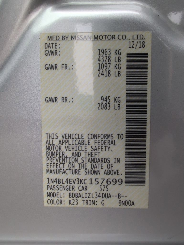 Used 2019 Nissan Altima 2.5 SL image 30