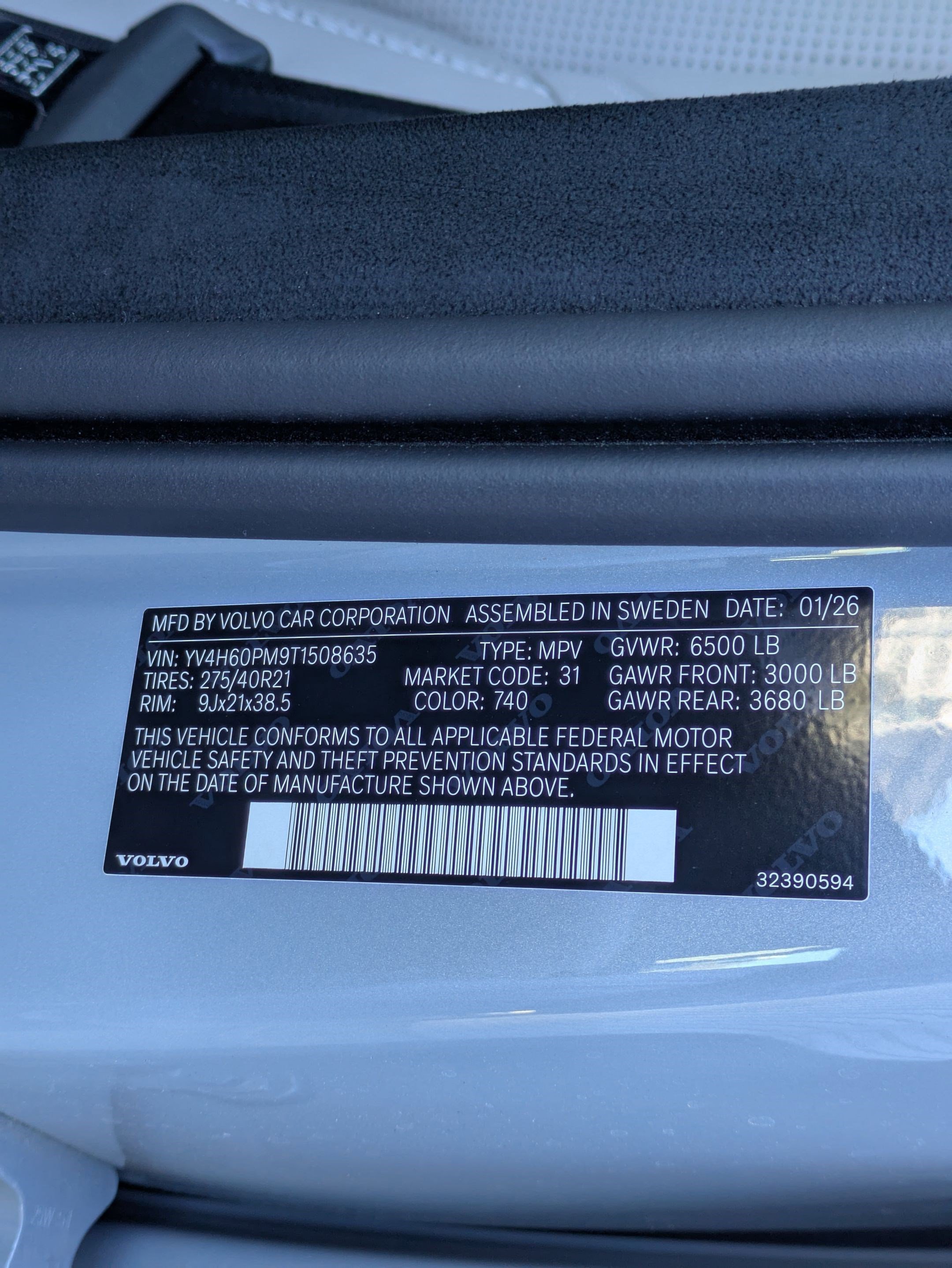 New 2026 Volvo XC90 T8 Ultra w/ Lounge Package AWD/4WD image 17