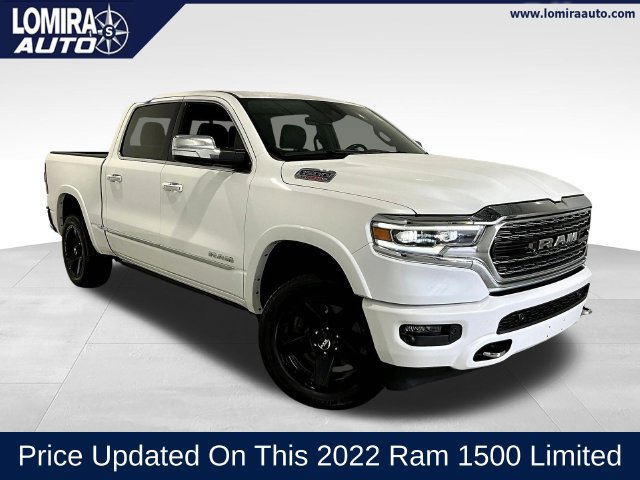 Used 2022 RAM 1500 Limited w/ Body-Colour Bumper Group AWD/4WD 360° Tour