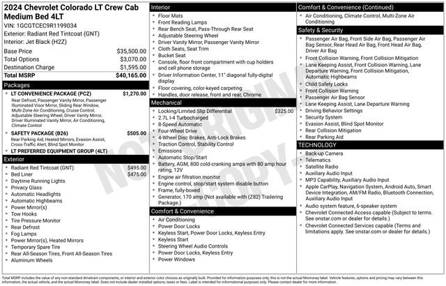 Used 2024 Chevrolet Colorado LT w/ LT Convenience Package AWD/4WD image 26