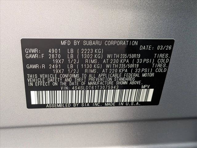 New 2026 Subaru Forester Touring AWD/4WD image 19