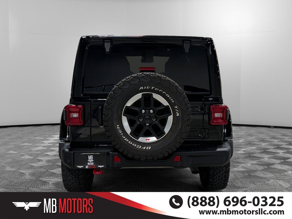 Used 2021 Jeep Wrangler Unlimited Rubicon w/ Uconnect 4C Nav & Sound Group AWD/4WD image 4