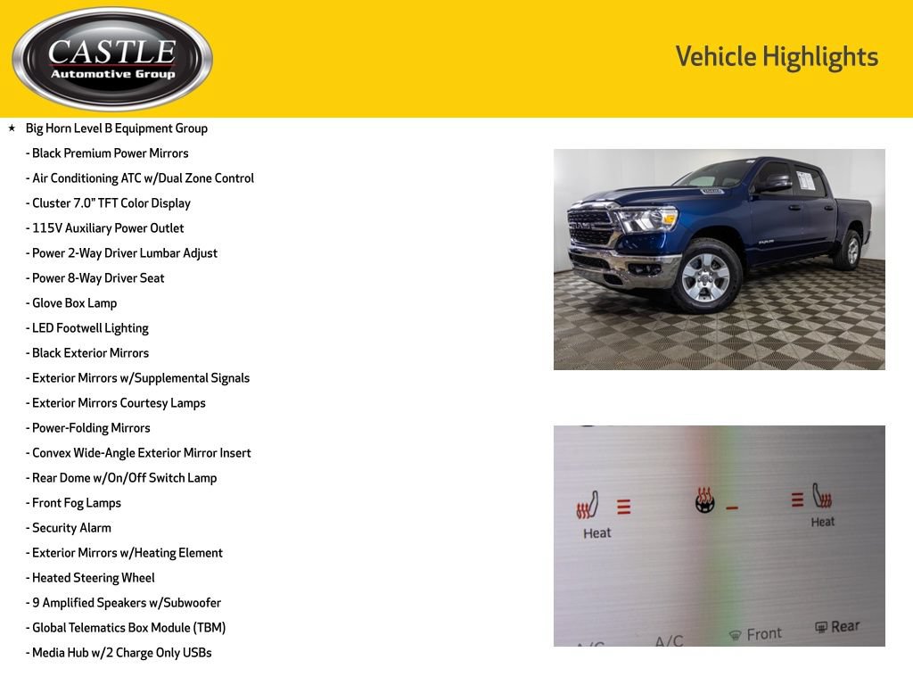 Used 2023 RAM 1500 Big Horn AWD/4WD image 8