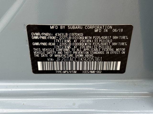 Used 2019 Subaru Crosstrek 2.0i Premium AWD/4WD image 32