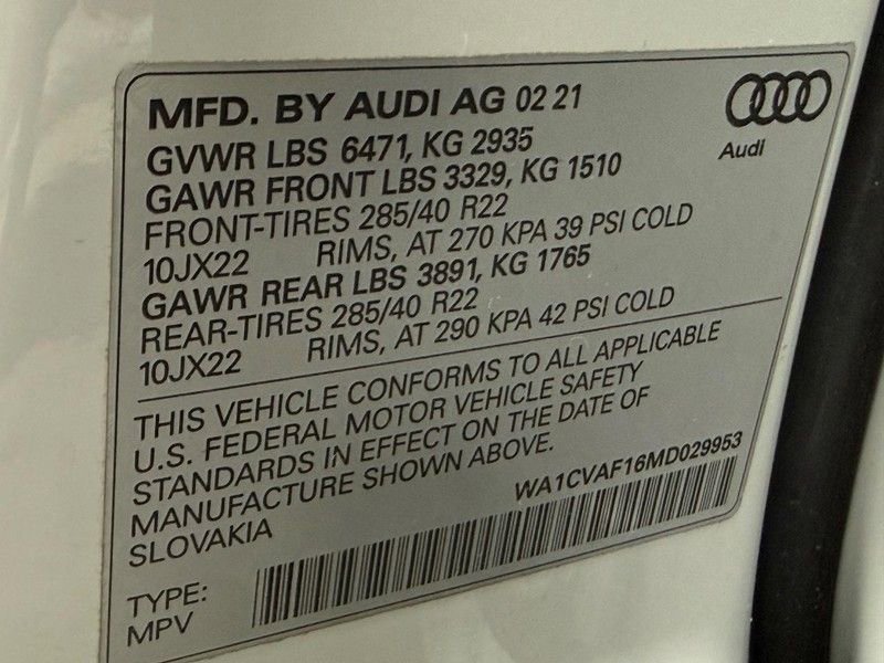 Used 2021 Audi Q8 Prestige image 22