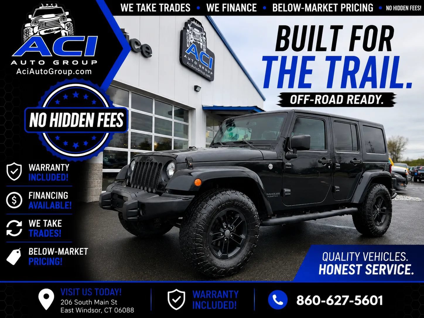 Used 2017 Jeep Wrangler Unlimited Sahara AWD/4WD image 1