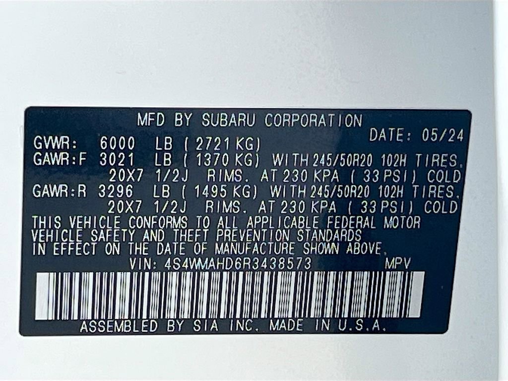 Used 2024 Subaru Ascent Onyx Edition w/ Popular Package Onyx image 21