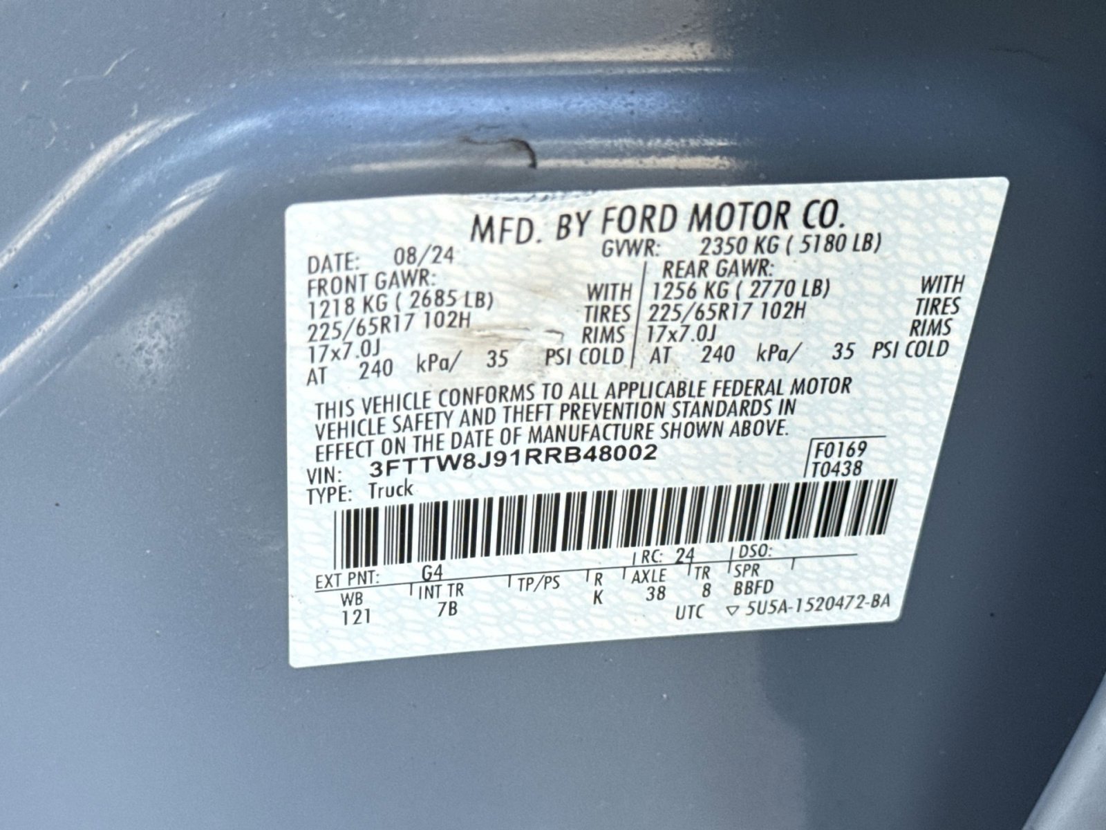 Used 2024 Ford Maverick XLT w/ Equipment Group 300A Standard image 27