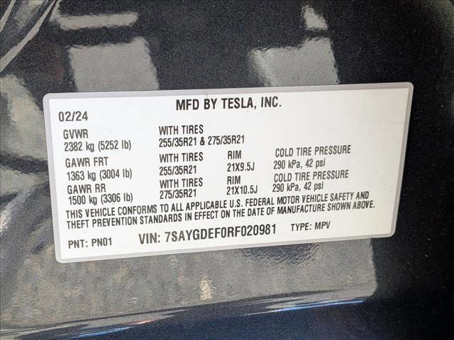 Used 2024 Tesla Model Y Performance image 25