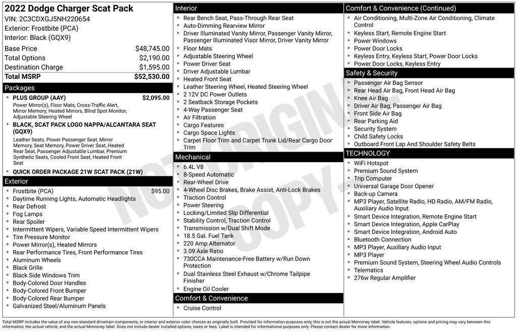 Used 2022 Dodge Charger Scat Pack w/ Plus Group RWD image 5