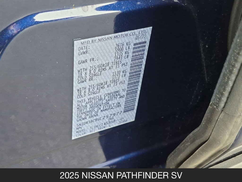 Certified 2025 Nissan Pathfinder SV AWD/4WD image 26