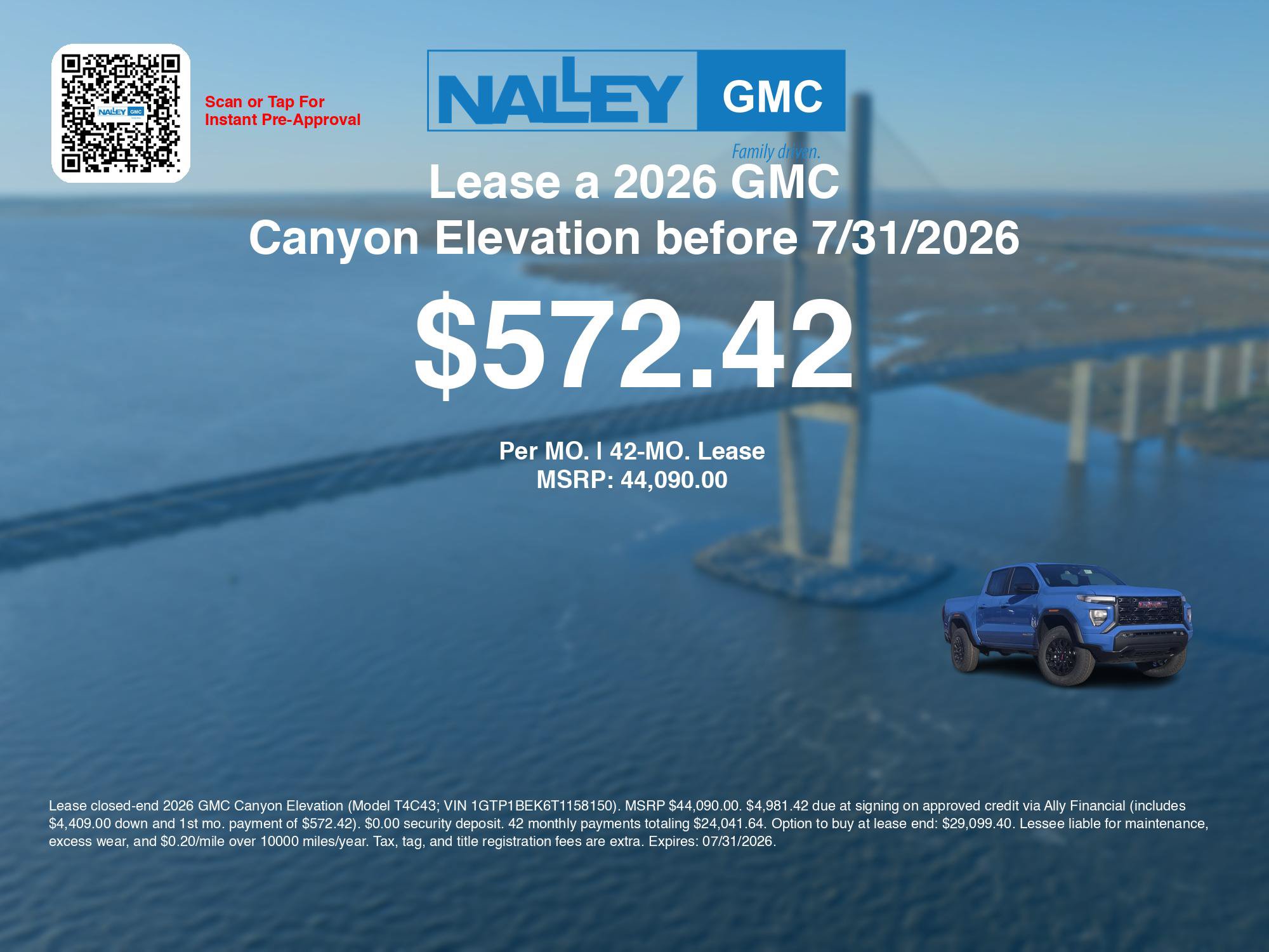 New 2026 GMC Canyon Elevation w/ Convenience Package RWD image 3