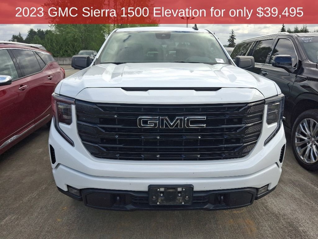 Used 2023 GMC Sierra 1500 Elevation w/ LPO, Elevation Black Package AWD/4WD image 3