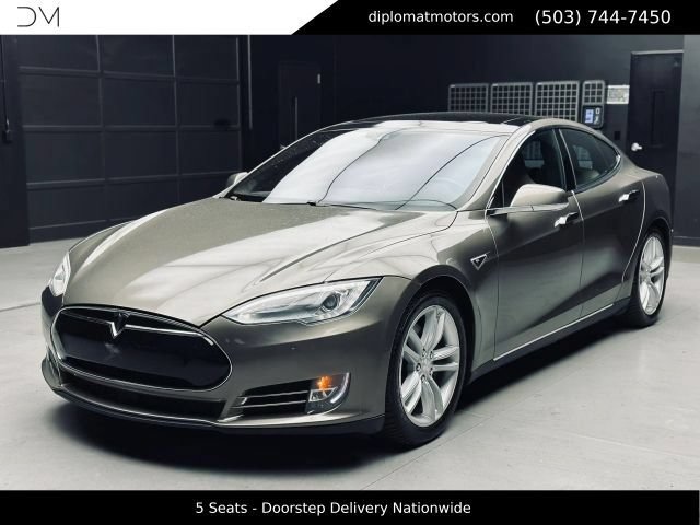 Used 2015 Tesla Model S 70D AWD/4WD image 1